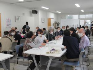 西創成喜楽会（老人クラブ）が札幌市立大学の看護実習に協力しました