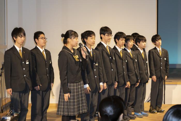 屯田北中学校の発表写真