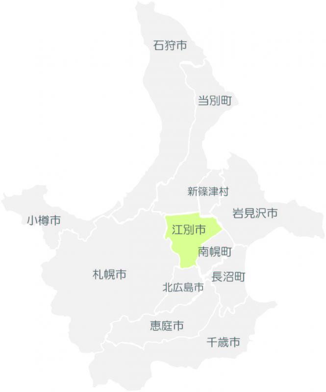 江別市地図