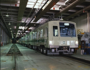 地下鉄南北線の車両（3000形）の写真