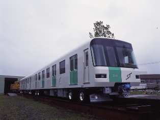 地下鉄南北線の車両（5000形）の写真