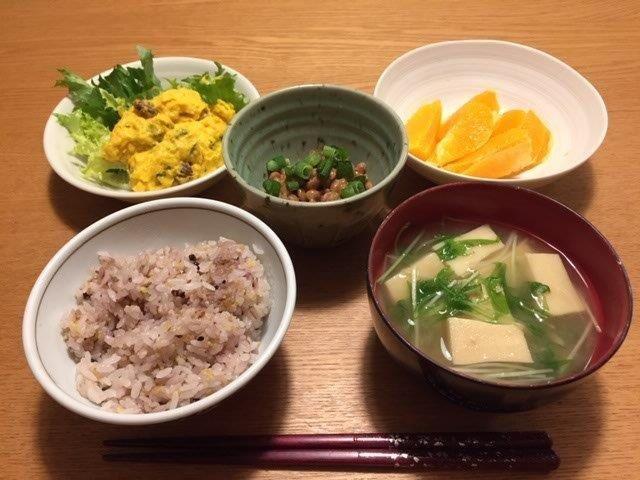 妊婦さん水曜日朝ご飯