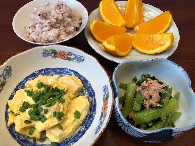 妊婦さん日曜日朝ご飯