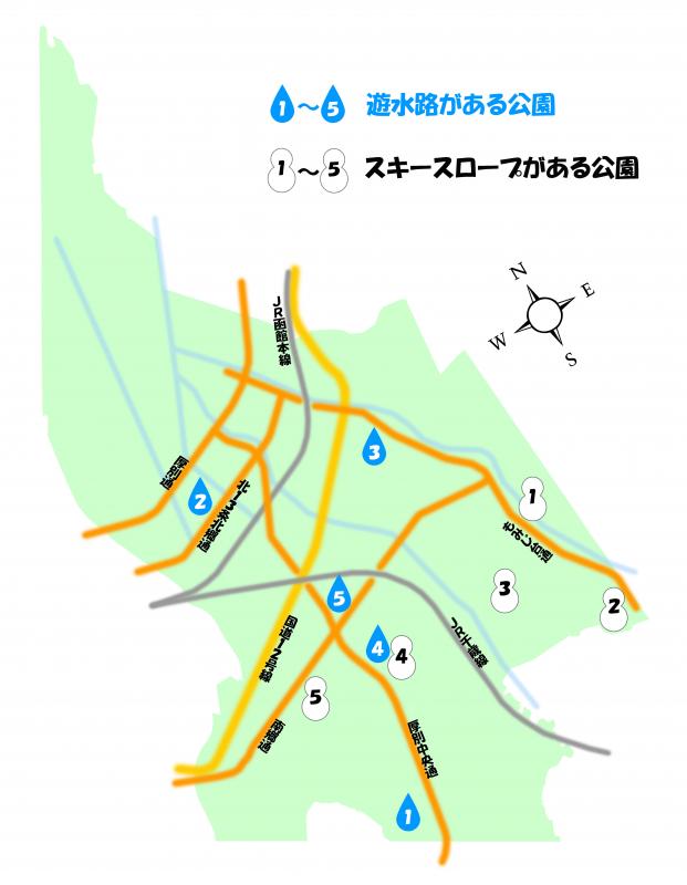 公園位置図（全体）