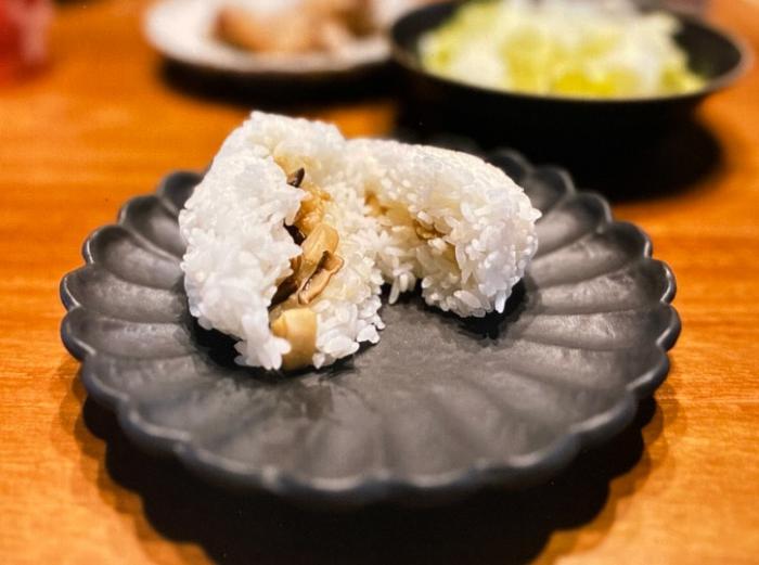 エリンギベーコンおにぎり