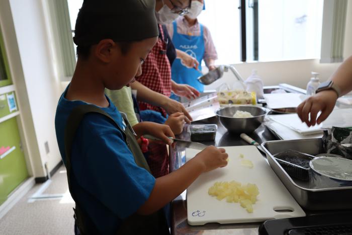 親子料理教室の様子2