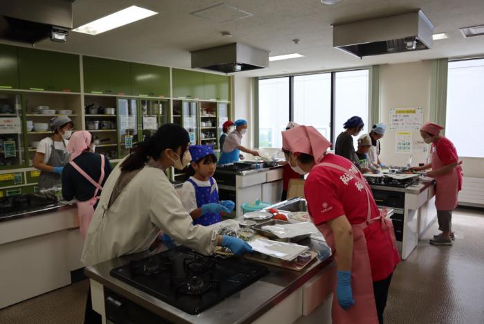 親子料理教室の様子1