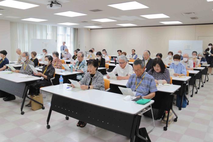 誓いのことばの様子