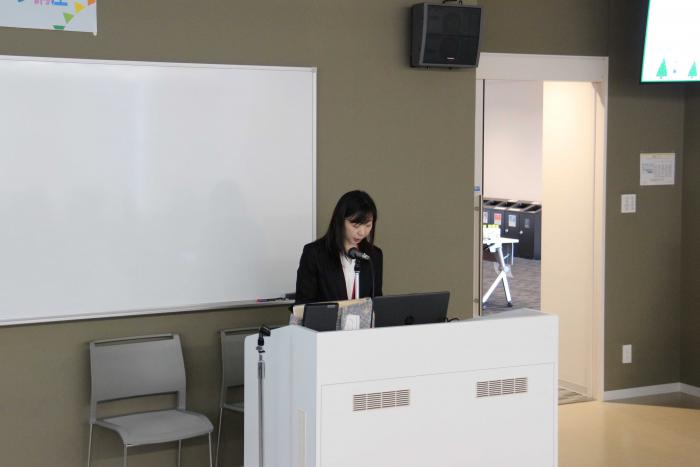 牧野代表活動紹介の様子