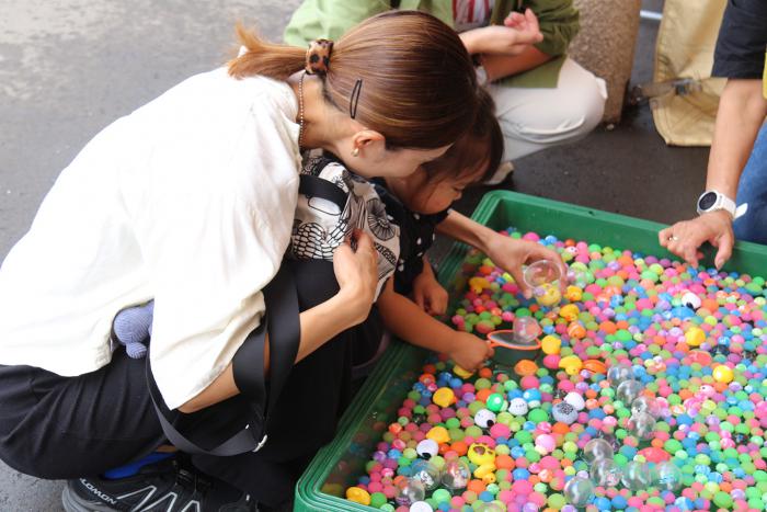 子どもまつりのブースの様子