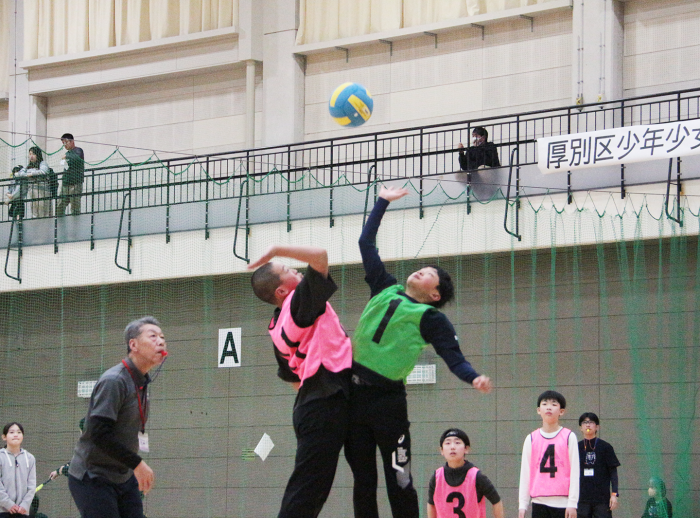 ジャンプトスの様子