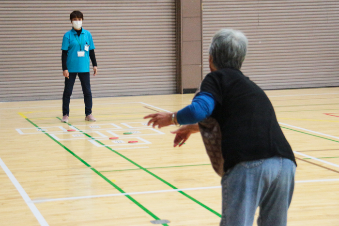 カーリンコンする様子