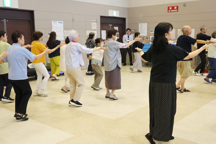 練習する様子1