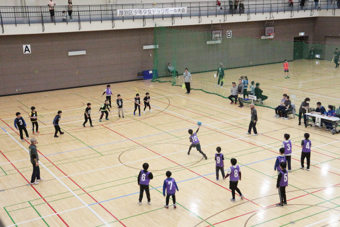 ドッジボール大会会場の様子