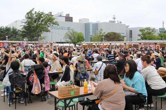 まつり会場