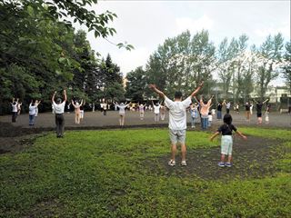 町内会活動（ラジオ体操）