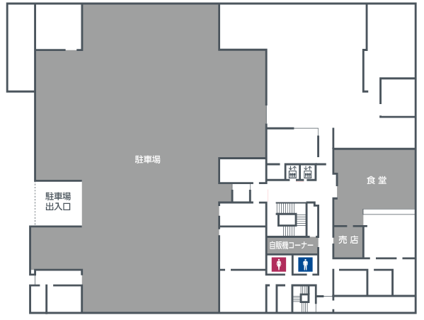 地下一階庁舎案内図