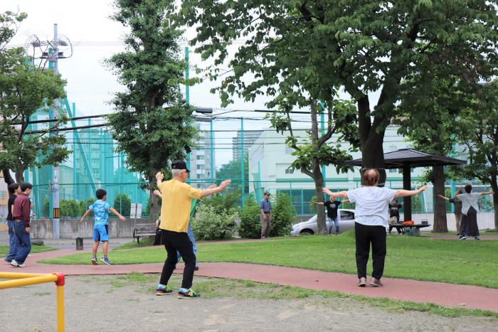 写真：夏休みラジオ体操2
