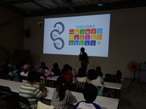 えこりん村でのエコ学習の様子