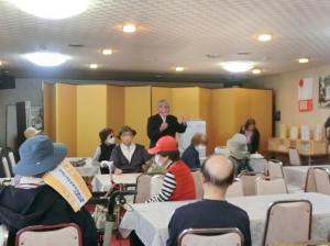 髙栁連町会長の挨拶