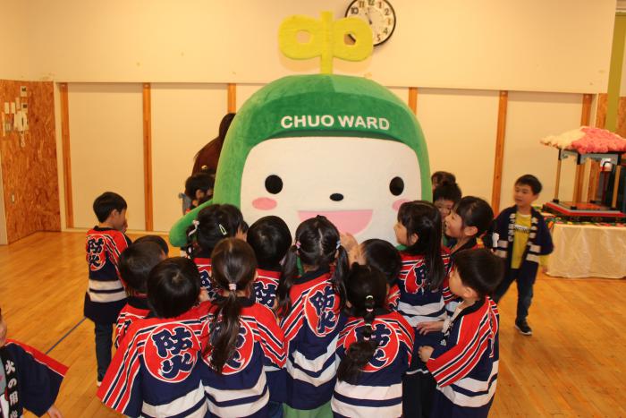 0416札幌太谷幼稚園　幼年消防クラブ入団式