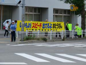 夏の交通安全街頭啓発1
