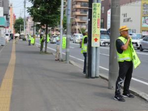夏の交通安全街頭啓発2