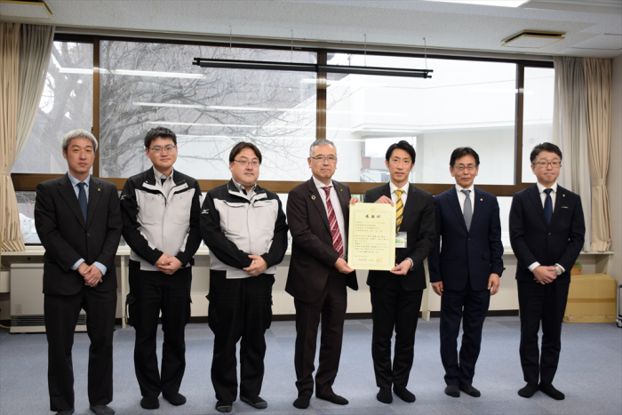 贈呈式集合写真