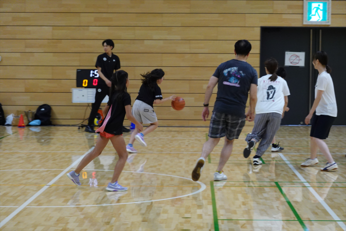 親子バスケットボール
