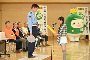 交通安全宣言の様子