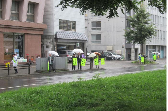 秋の交通安全街頭啓発