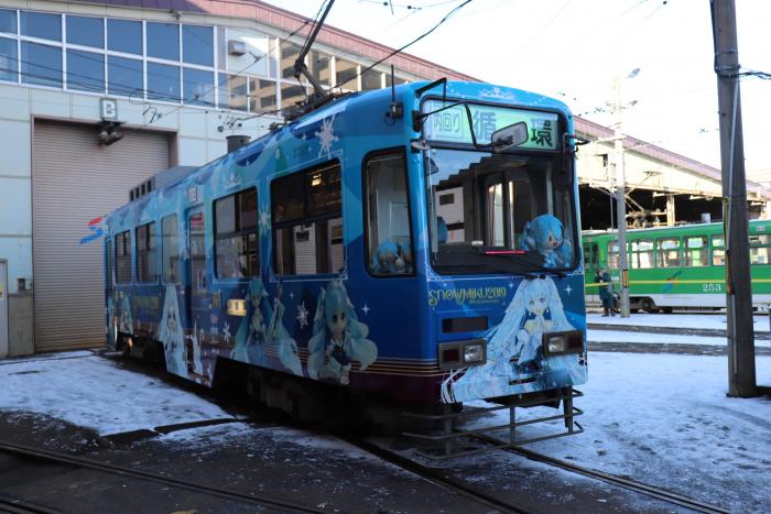 雪ミク電車2019内覧会1