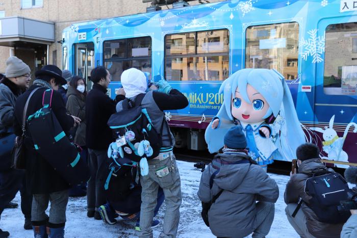 雪ミク電車2019内覧会5