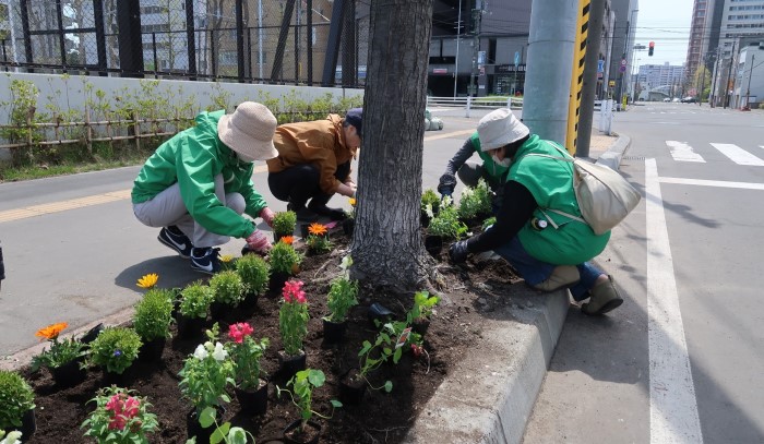 花植え4