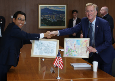 米国・ポートランド市訪問団の皆さまがお越しになりました