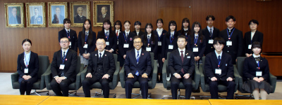 アメリカ・ポートランド市を訪問する札幌市立高校生派遣団の皆さまがお越しになりました