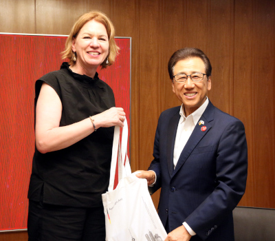 駐日ドイツ連邦共和国特命全権大使がお越しになりました