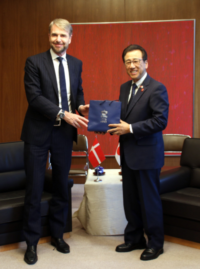 駐日デンマーク王国大使がお越しになりました