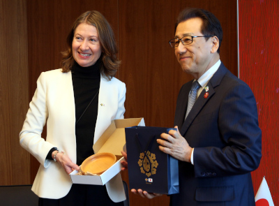 駐日スウェーデン大使がお越しになりました