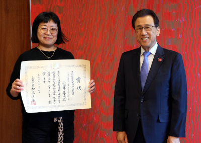 令和7年度芸術選奨文部科学省大臣賞受賞者がお越しになりました