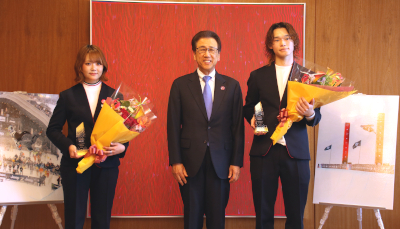 スノーボード・ハーフパイプ市長特別表彰
