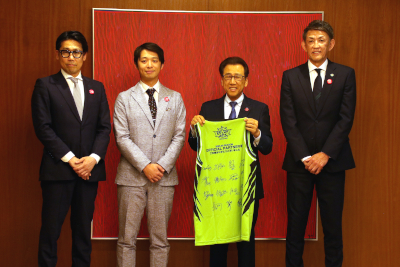 レバンガ北海道表敬訪問