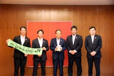 「JR北海道硬式野球クラブ」の皆さまがお越しになりました