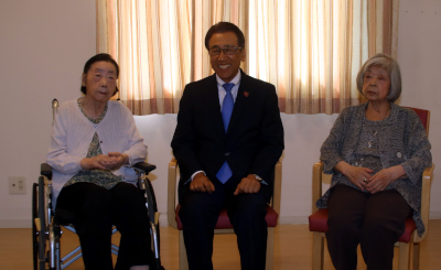今年度に満100歳を迎えられる市民の方を訪問しました
