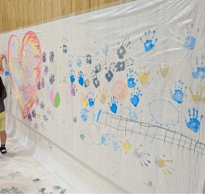 壁アートの写真