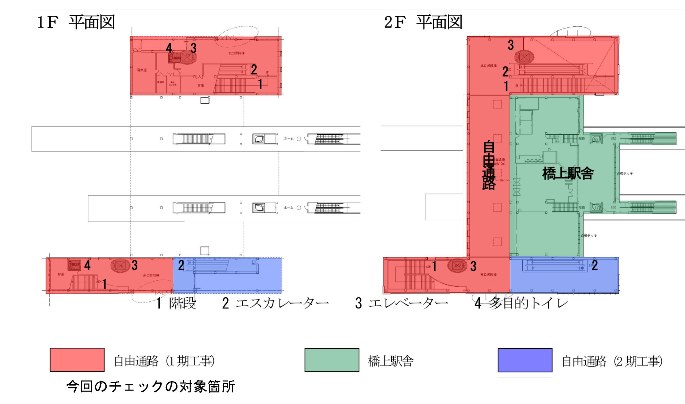 JR白石駅の図