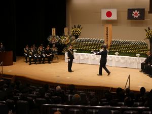 慰霊祭の様子