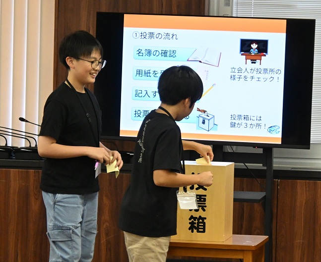 模擬投票の様子2