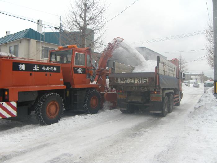 除雪の様子