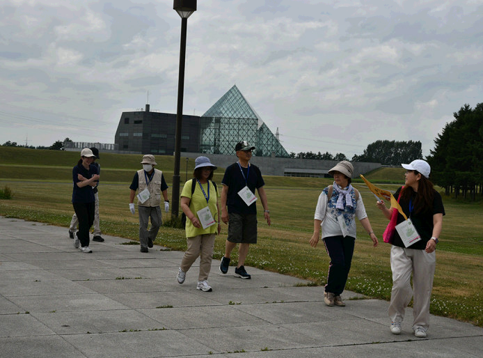 モエレ沼公園ウォーキング画像